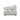 Paloma 3PC Modular 111 Inch Sofa in Light Cream Velvet