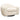 Pascal Swivel Chair in Bone Boucle Textured Fabric w/ Contoured Arms & Back