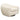 Pascal Swivel Chair in Bone Boucle Textured Fabric w/ Contoured Arms & Back