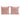 Set of (2) 16" Square Accent Pillows in Blush Pink Velvet