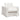 Savannah Slip-Cover Chair in White Natural Linen