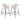 Set of (2) Skyler Counter Height Chairs