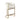 Solstice Counter Height Chair in Cream Velvet w/ Polished Gold Metal Frame