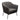 Status Accent Chair in Grey Fabric with Metal Leg