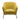 Status Accent Chair in Yellow Fabric with Metal Leg