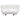 Vesper Curved Armless Sofa in Faux White Shearling w/ Black Wood Leg Base