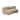 Zelda Curved Armless Sofa in Light Camel Performance Velvet w/ (1) Accent Pillow Ball