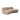 Zelda RF Curved Chaise in Light Camel Performance Velvet w/ (1) Accent Pillow Ball