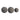 16" / 20" / 24" Iron Circle Wall Art (Set of 3) - Black