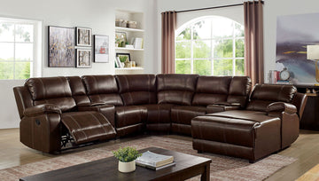 Jessi - Sectional - Brown