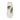 Iron 17" Colored Stained Vase - White