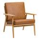 Harper - Leather Lounge Chair - Tan