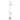 Trombone - Floor Lamp - Gold Metal With Clear Glass Shelf