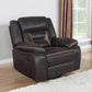 Greer - Upholstered Swivel Glider Recliner Chair