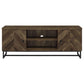 Myles - 2 Door Engineered Wood TV Stand - Rustic Oak