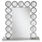 Aghes - Vanity Mirror With Lighting - Silver