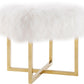 Nomo - Sheepskin Bench - White