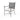 Provence - Dining Chair, With Self Welt - Canvas Flax / Black