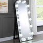 Noralie - Accent Floor Mirror - Mirrored & Faux Diamonds