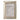 4" x 6" Resin Mirrored Beaded Border Photo Frame - Gold