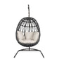 Milano - Hanging Chair, With Self Welt - Echo Ash / Dark Gray