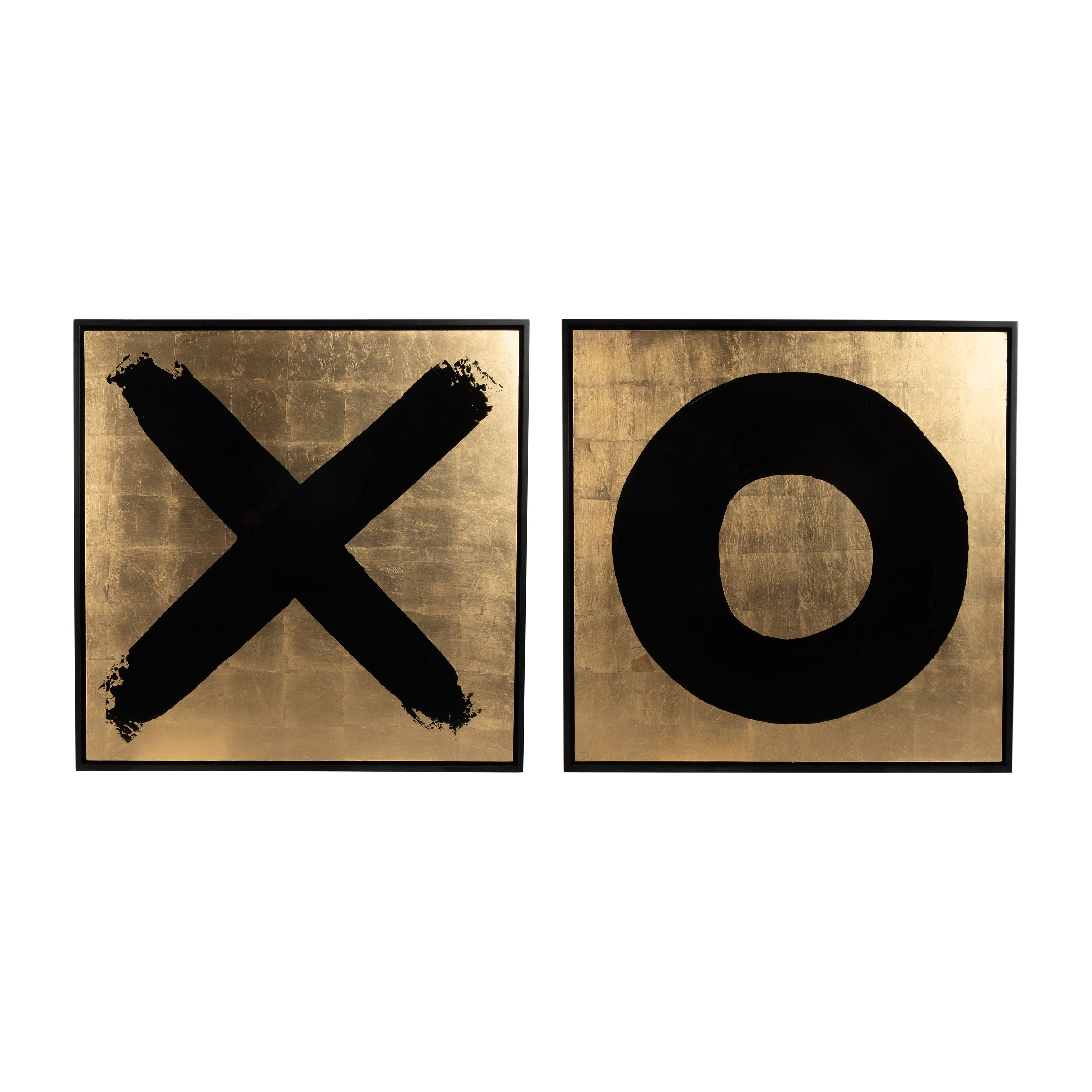 95" x 47" Hand Painted X And O Frames (Set of 2)