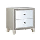 Sliverfluff - Nightstand - Mirrored & Champagne Finish