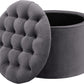 Queen - Velvet Storage Ottoman