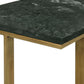 Vicente - Marble Top C-Shaped Sofa Side Table