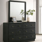 Cavelle - 6-Drawer Dresser And Mirror - Black