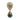 12" Channing Small Hourglass - Green