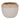 Ceramic Bowl With Top Weave 7" - Ivory
