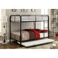 Brocket - Full Over Full Bunk Bed - Black - Metal