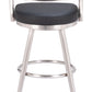 Vagur - Swivel Barstool - Black