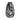 Tilo Medium Glass Vase - Gray