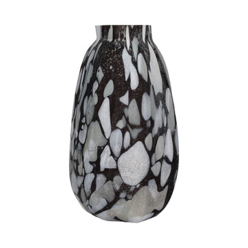 Tilo Medium Glass Vase - Gray