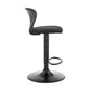 Padua - Adjustable Upholstery Swivel Stool - Black