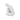 7" Contemplating Figure Rough Texture - White