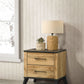 Kaywood - 2-Drawer Nightstand Bedside Table - Natural Pine