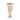 Glass Vase With Acrylic Base 15" - Silver