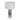 Glass Streaked Table Lamp 25" - Black / White