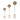 11" / 15" / 18" Palu Baloons (Set of 3) - Gold