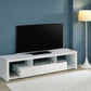 Jude - 2-Drawer Engineered Wood TV Stand - High Gloss White