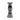 Ceramic 12" Dotted Pillar Candle Holder - Navy Blue/Cotton