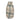 13" Flouressa Large Glass Vase - Blue / Tan