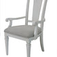 Katia - Arm Chair (Set of 2) - Light Gray & Weathered White