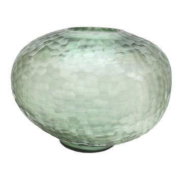 Bastia Small Glass Vase 13" - Green