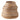 16" x 15" Curvy Banana Leaf Vase - Natural