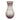 Glass 13" Vase With Metal Rim - Multi