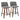Toriano - Counter Stool With Square Footrest Set